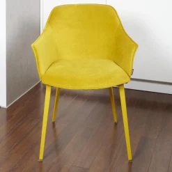 Mobliberica Stuhlsets|2er-Set Stuhl Kedua Bezug BEL-105 A Dreieckiges Metallrohrgestell