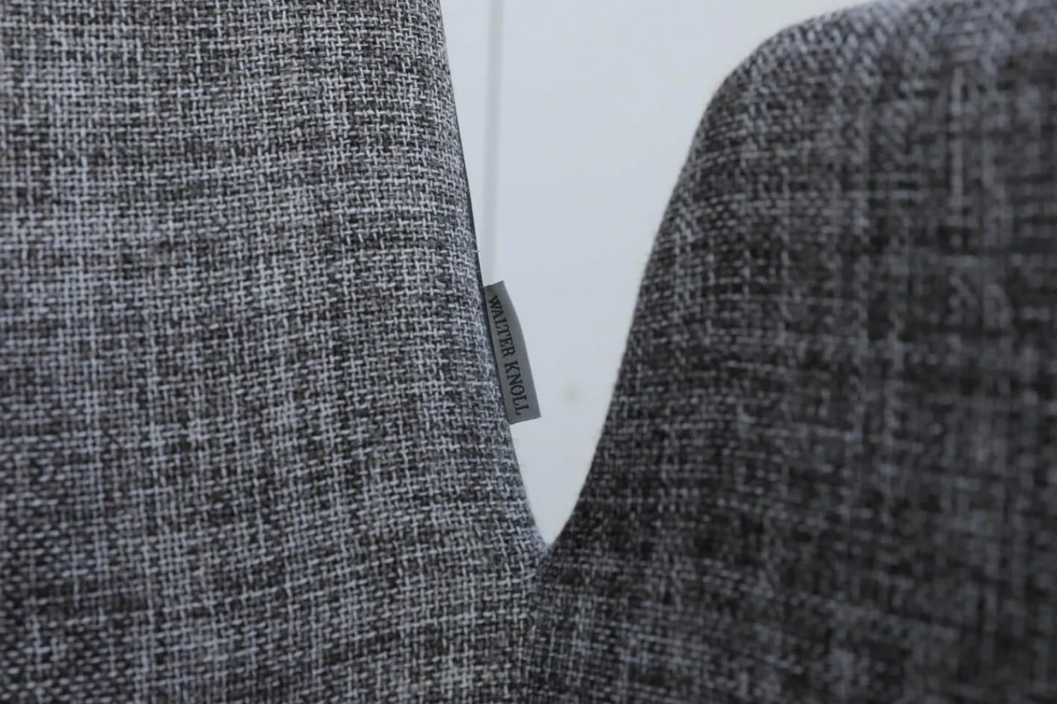Walter Knoll Stuhlsets|2er-Set Stuhl Liz Mit Und Ohne Armlehne Stoff TAO 7734 Grau Gestell Stahl Pulverbeschichtet