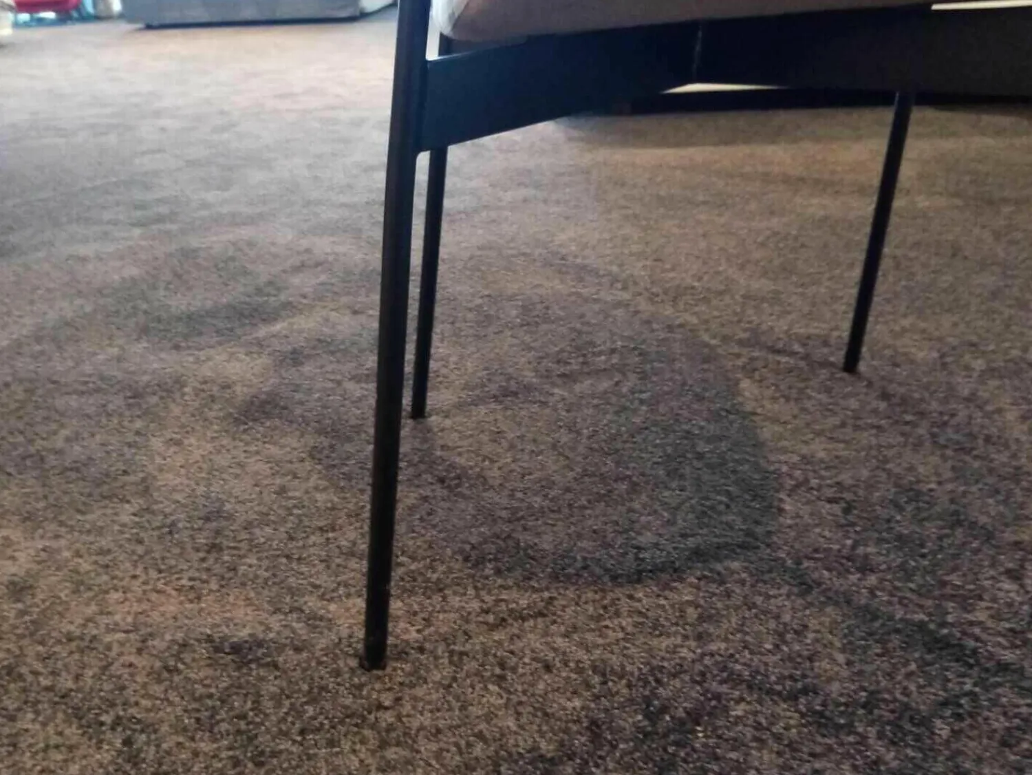 More Stuhlsets|2er-Set Stuhl Luz Stoff Sahara Beige Gestell Schwarz