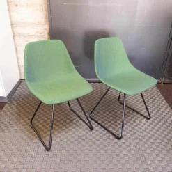 Lapalma Stuhlsets|2er-Set Stuhl Miunn Stoff Grün