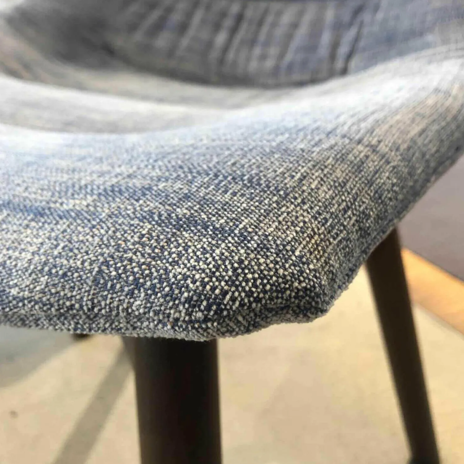 Girsberger Stuhlsets|3er-Set Stuhl Nava Stoff Maple 742 Grau Blau