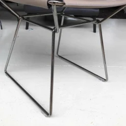 MDF Italia Stuhlsets|4er-Set Stuhl Neil Leder Tortora Rose Braun