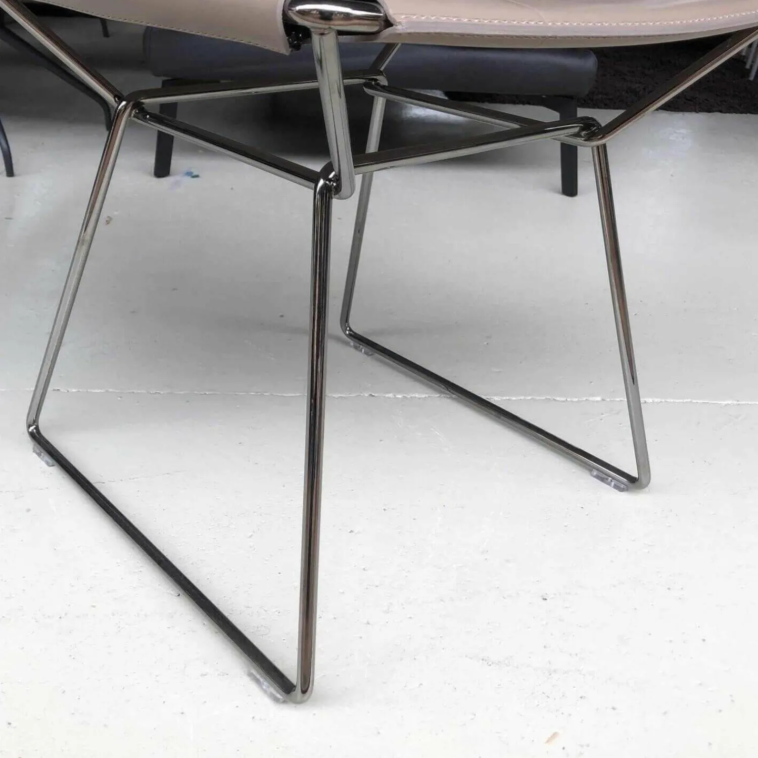 MDF Italia Stuhlsets|4er-Set Stuhl Neil Leder Tortora Rose Braun