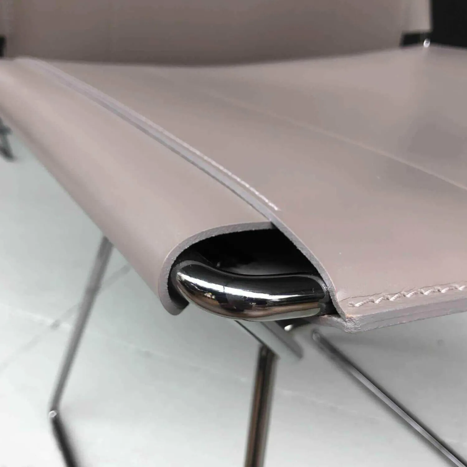 MDF Italia Stuhlsets|4er-Set Stuhl Neil Leder Tortora Rose Braun