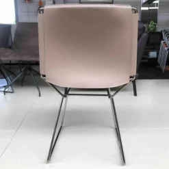 MDF Italia Stuhlsets|4er-Set Stuhl Neil Leder Tortora Rose Braun