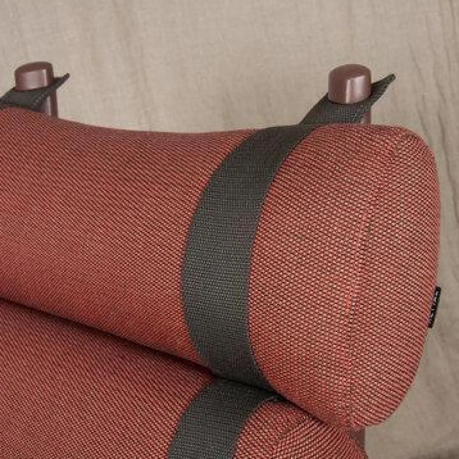 Kettal Gartenstühle|2er-Set Stuhl Outdoor Roll Stoff 308 Sandstone Laminate Gestell Sepia