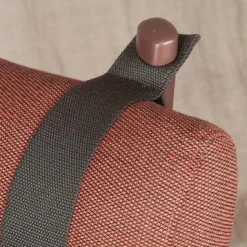 Kettal Gartenstühle|2er-Set Stuhl Outdoor Roll Stoff 308 Sandstone Laminate Gestell Sepia