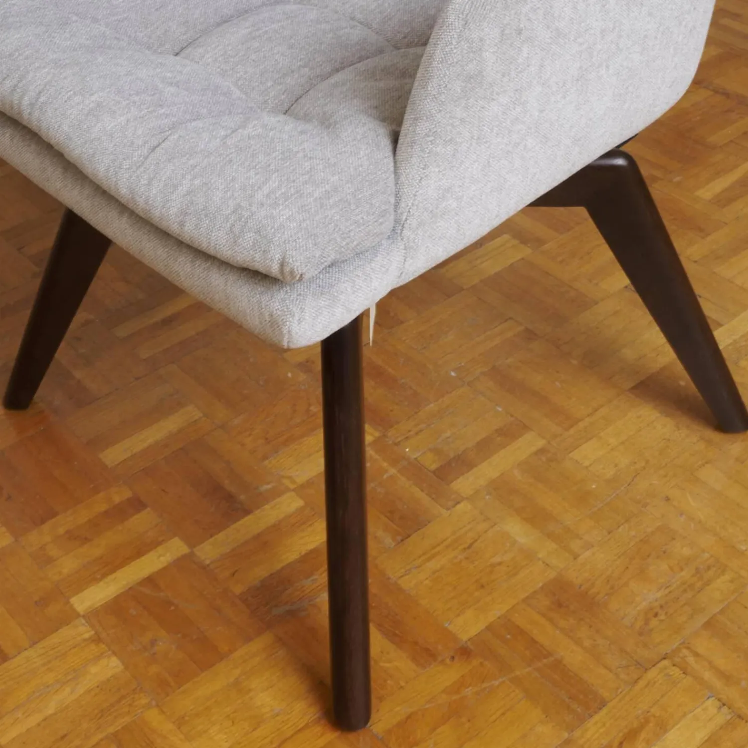 IP Design Stuhlsets|4er-Set Stuhl Soulmade Dining Stoff Tommy 1783-180 Grau Gestell Eiche Wengefarbig