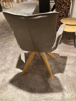 Natura Stuhlsets|6er-Set Stuhl Westmore Stoff Texel Schlamm Braun Grau