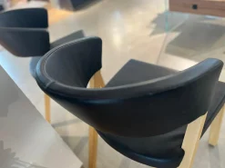 Girsberger Stuhlsets|2er-Set Stuhl Xeno Leder Donna Schwarz