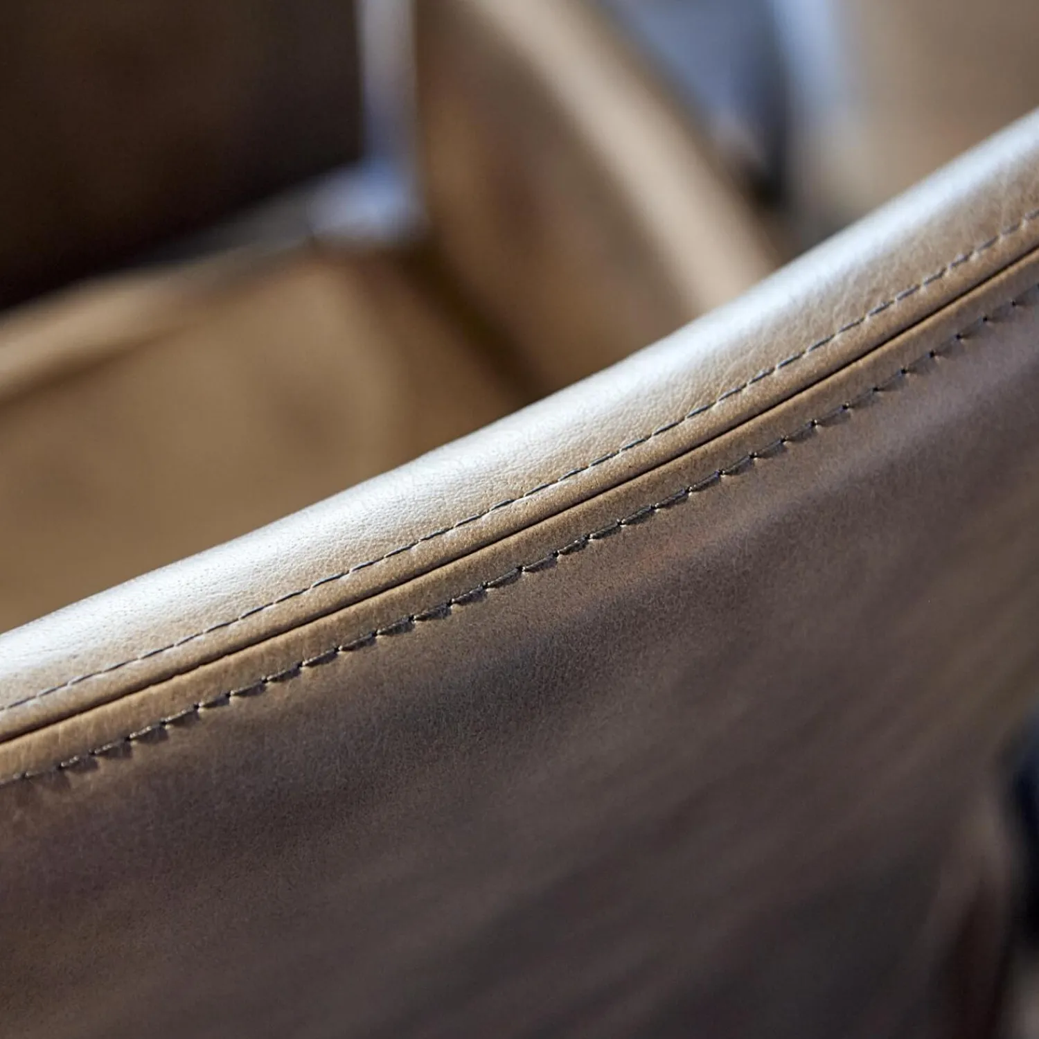 WK Wohnen Stuhlsets|6er-Stuhl Set WK 700 Leder Dakar Classic Greystone Gestell Edelstahl Quadratrohr