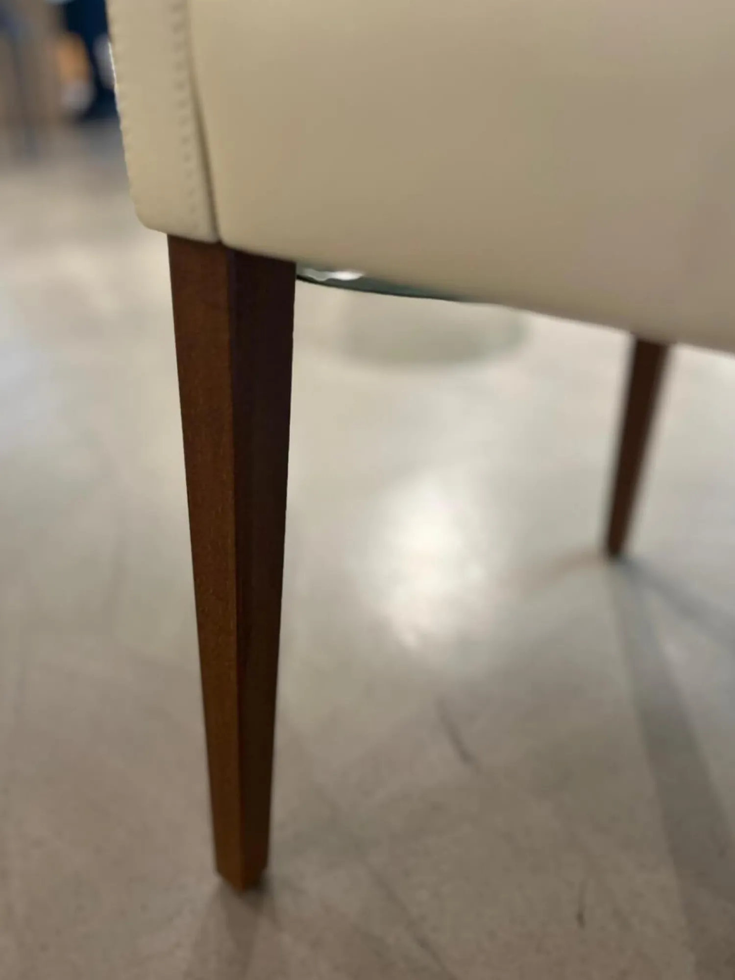 Christine Kröncke Stuhlsets|2er-Stuhl-Set Dinner Leder Comfort Offwhite Weiß