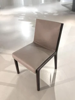 Molteni & C Stuhlsets|4er-Stuhlset Janet Leder Nocciola S1230 Kat. E