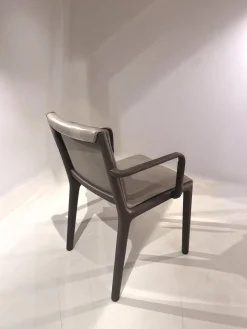 Molteni & C Stuhlsets|4er-Stuhlset Janet Leder Nocciola S1230 Kat. E