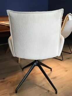 Haas Essgruppen|Essgruppe 3 Stühle Und Eckbank Mason Leder Rawhide Cognac Braun Und Stoff Lisboa 5 Beige Gestell Schwarz, inkl. Tisch