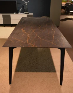 WK Wohnen Esstische|Essgruppe 812 Verkehrsschwarz Mit Stühlen 732 Leder 1 Nero