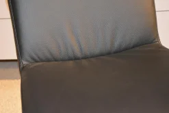 WK Wohnen Esstische|Essgruppe 812 Verkehrsschwarz Mit Stühlen 732 Leder 1 Nero