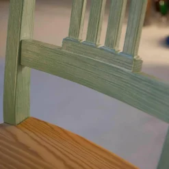 Rodam Essgruppen|Essgruppe Ausziehbar Tisch und 4 Stühle Catania Ahorn Pinie Mint