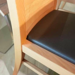 Wimmer Essgruppen|Essgruppe Casera Tisch Mit 4 Stühlen Leder Colarado Dunkelbraun