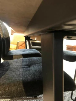 Global Essgruppen|Essgruppe Dinner 5000 Tischplatte Zementdesign mit 6 Stühlen