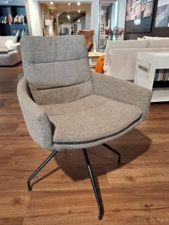 Raum.Freunde Stuhlsets|Essgruppe Jukka Stoff Alpine Braun Gestell Schwarz 1 Bank 4 Stühle