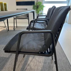 Fast Essgruppen|Essgruppe Outdoor Allsize Platte Feinsteinzeug Rauchgrau Mit 8 Stühlen