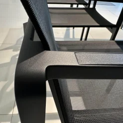 Royal Botania Essgruppen|Essgruppe Outdoor Unite Platte Keramik Bianco Statuario Weiß Grau Mit 6 Stühlen