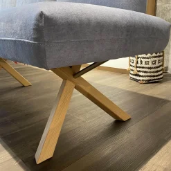 Wimmer Essgruppen|Essgruppe Signatura In Rustikal Asteiche Bianco Polsterbezug Grau Blau Mit 3 Stühlen Milo