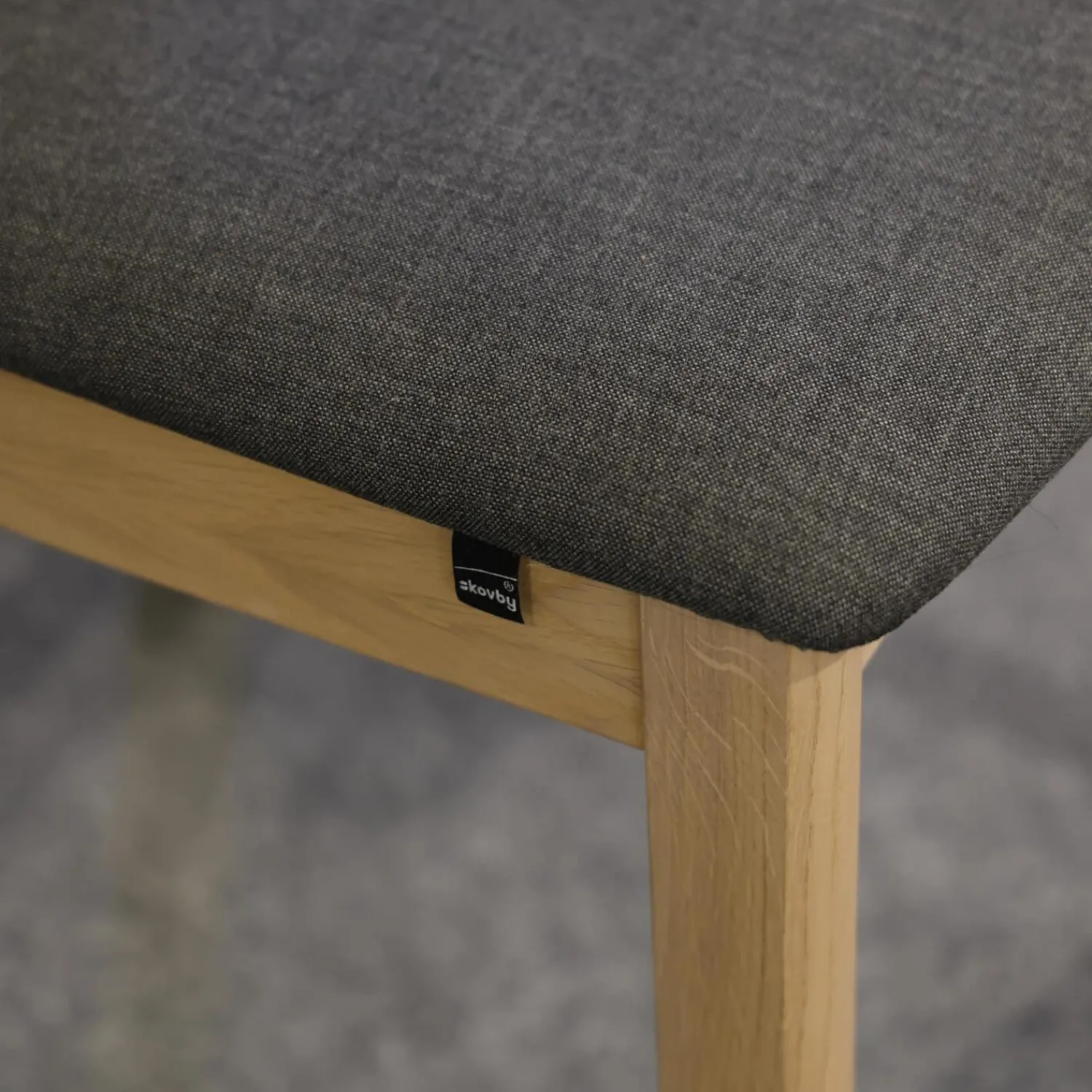 Skovby Essgruppen|Essgruppe SM 11 Und SM 52 Eiche Weiß Geölt Stoff Remix Sg2 163 Grau