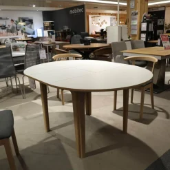 Skovby Essgruppen|Essgruppe SM 11 Und SM 52 Eiche Weiß Geölt Stoff Remix Sg2 163 Grau