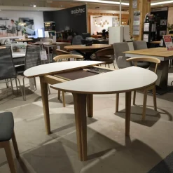 Skovby Essgruppen|Essgruppe SM 11 Und SM 52 Eiche Weiß Geölt Stoff Remix Sg2 163 Grau