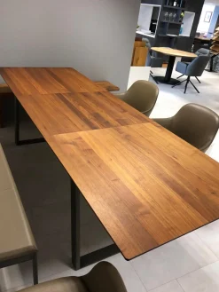 Wimmer Essgruppen|Essgruppe Terso Esstisch Nussbaum Rustikal Massiv 3 Stuhlsessel 1 Bank Leder Colorado Pistazie