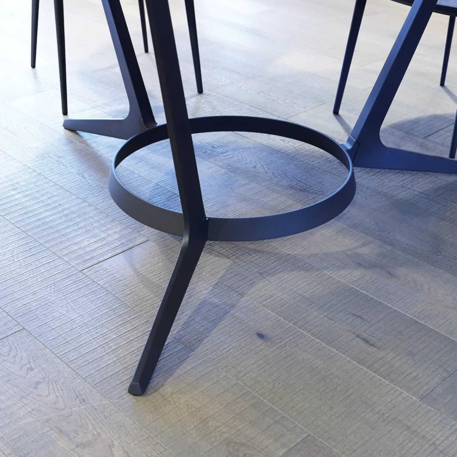 Maxalto Essgruppen|Essgruppe Tisch Astrum Marmor Maquinia Schwarz Matt mit 4 Stühlen Caratos