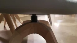 Team 7 Essgruppen|Essgruppe Tisch Flaye mit 4 Stühlen Aye Eiche Weißöl Massiv