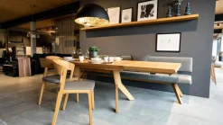 Team 7 Essgruppen|Essgruppe Yps mit Mylon Stühlen Yps Tisch Und Bank