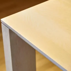 Rodam Esstische|Esstisch 3300 10 Kara Eiche 940 Kreideweiss Lackiert Maserung Quer