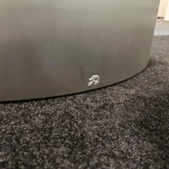 Draenert Esstische|Esstisch 1224 Adler II Stein Bootsförmig PG 2 Grigio Beola Sockel Edelstahl Oval Tischplatte Ausziehbar