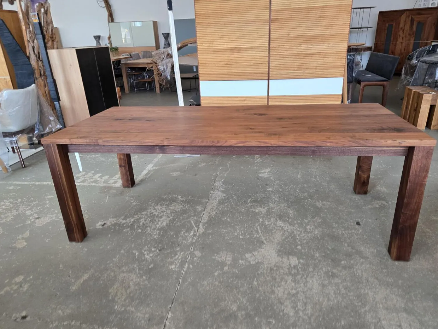 Scholtissek Esstische|Esstisch 2011 Astiger Nussbaum Äste Mit Harz Ausgegossen Mit Auszug