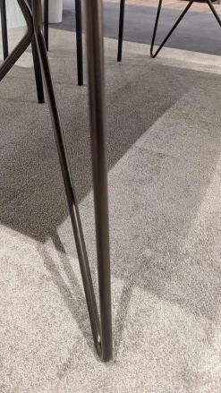 W. Schillig Esstische|Esstisch 41120 Gunnar Platte Wildeiche Gehackt Gestell Und Füße Metall 056 Bronze Schwarz Ohne Deko Ohne Stühle