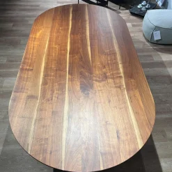 Rolf Benz Esstische|Esstisch 988-423 Nussbaum Massiv Farblos Lackiert