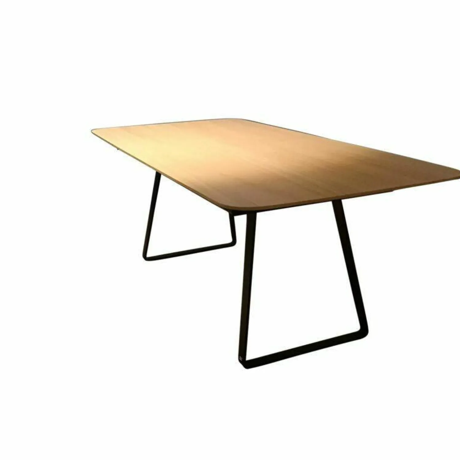 Rolf Benz Esstische|Esstisch 939-211 Tischplatte Eiche Furniert Lackiert Gestell Stahl Schwarz Mit Auszugplatte Keramik Calacatta