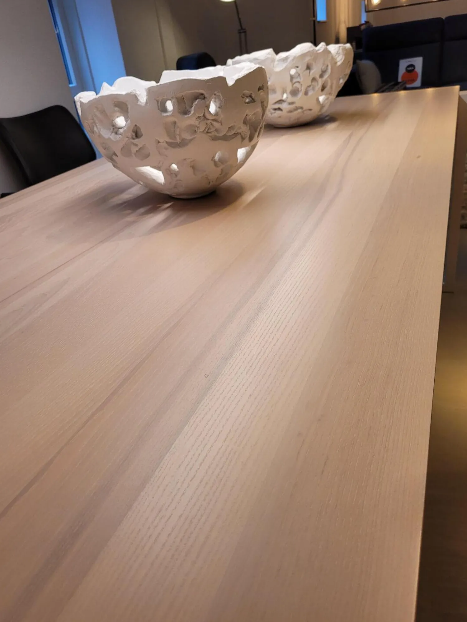 Bert Plantagie Esstische|Esstisch Alef Esche Massiv Blonde Lak