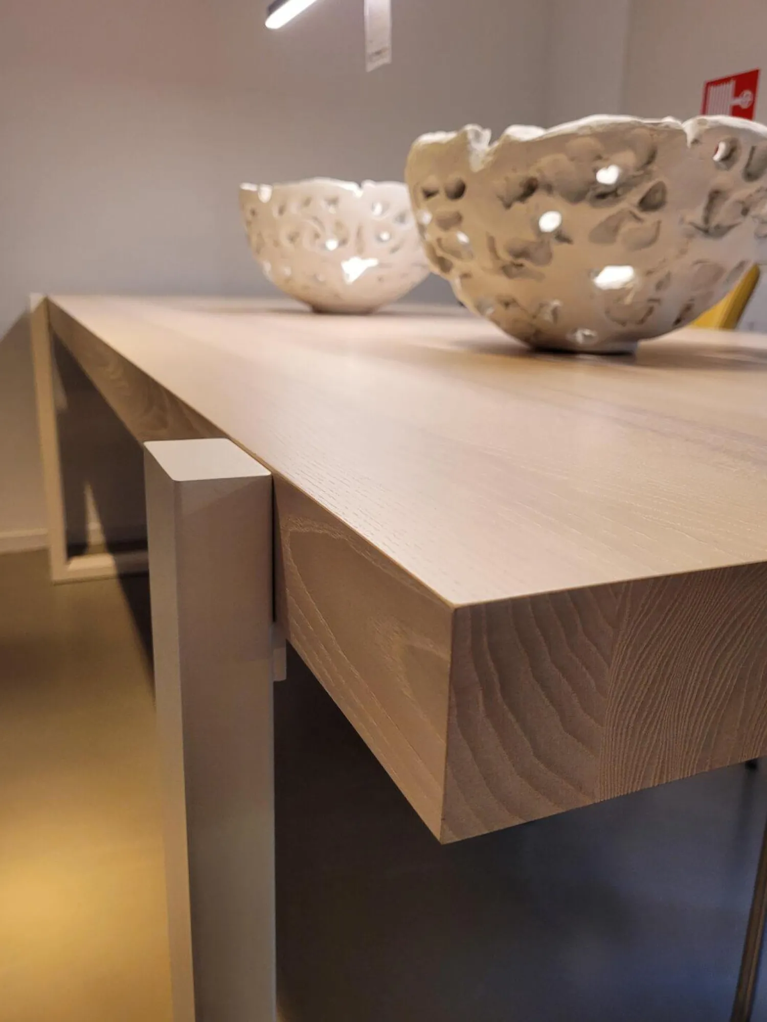 Bert Plantagie Esstische|Esstisch Alef Esche Massiv Blonde Lak