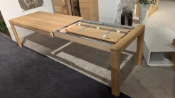 Decker Esstische|Esstisch Amaro Eiche Bianco Massiv Mit Auszug