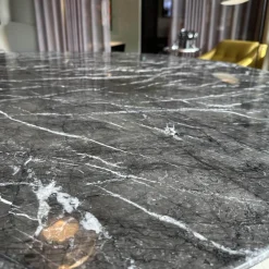 Potocco Esstische|Esstisch Anfora 879/T Marmor Grigio Carnico Grau Gestell Harz