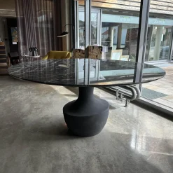 Potocco Esstische|Esstisch Anfora 879/T Marmor Grigio Carnico Grau Gestell Harz