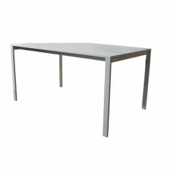 Kristalia Esstische|Esstisch Be-Easy Ausziehbar Fenix-NTM Kos Laminat Weiß Gestell Aluminium Weiß