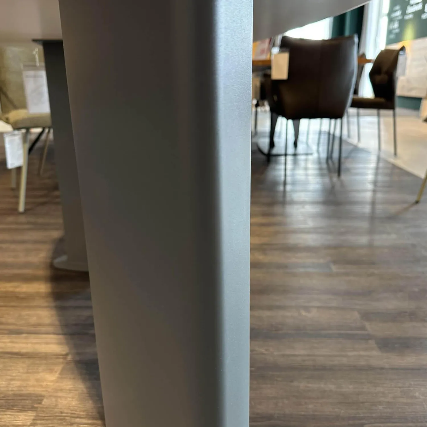 Bert Plantagie Esstische|Esstisch Belia Stein Dekton Natural Aura Gestell Blau Grau RAL 7031 Blue Grey