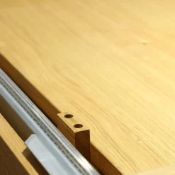 MCA Esstische|Esstisch Brest Wildeiche Geölt Bodenplatte Schwarzgrau Mit Synchronauszug