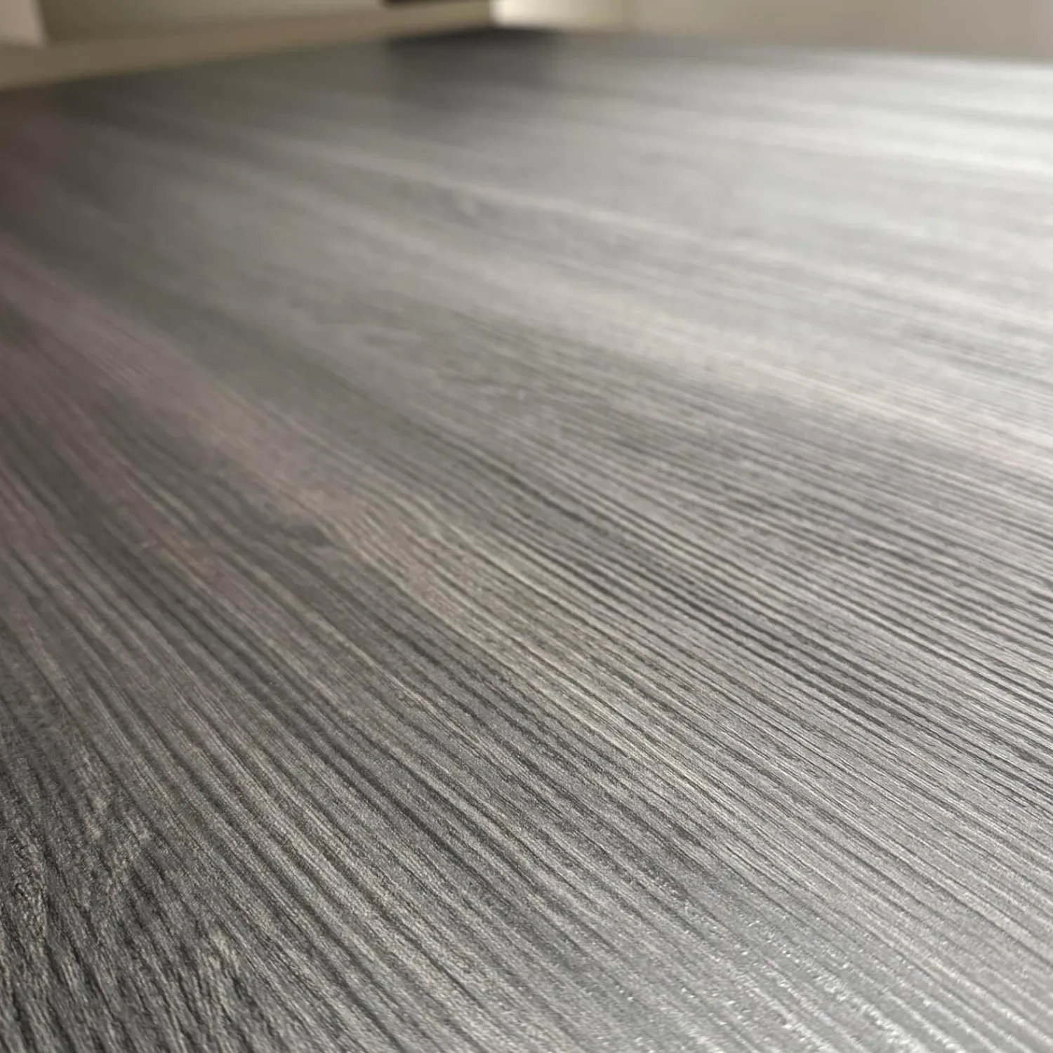 Bert Plantagie Esstische|Esstisch Bridge Tischplatte Hpl Duropal Open Ovid Muskat RVS 37011 Schwarz Braun Gestell Metall Chrom